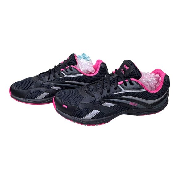 Ryka Womens Stroll Athletic Shoes Black Pink Size 9W 9 Wide Walking Tennis Shoes - Picture 8 of 11